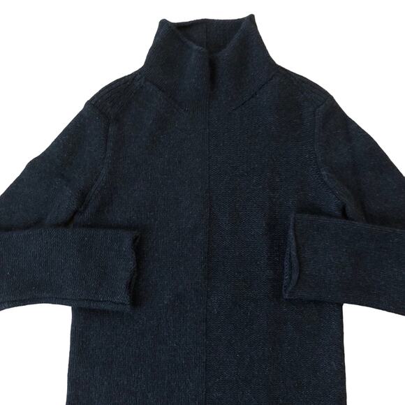 James Perse Los Angeles Cashmere/wool mix black turtleneck sweater size 8 - Picture 7 of 13